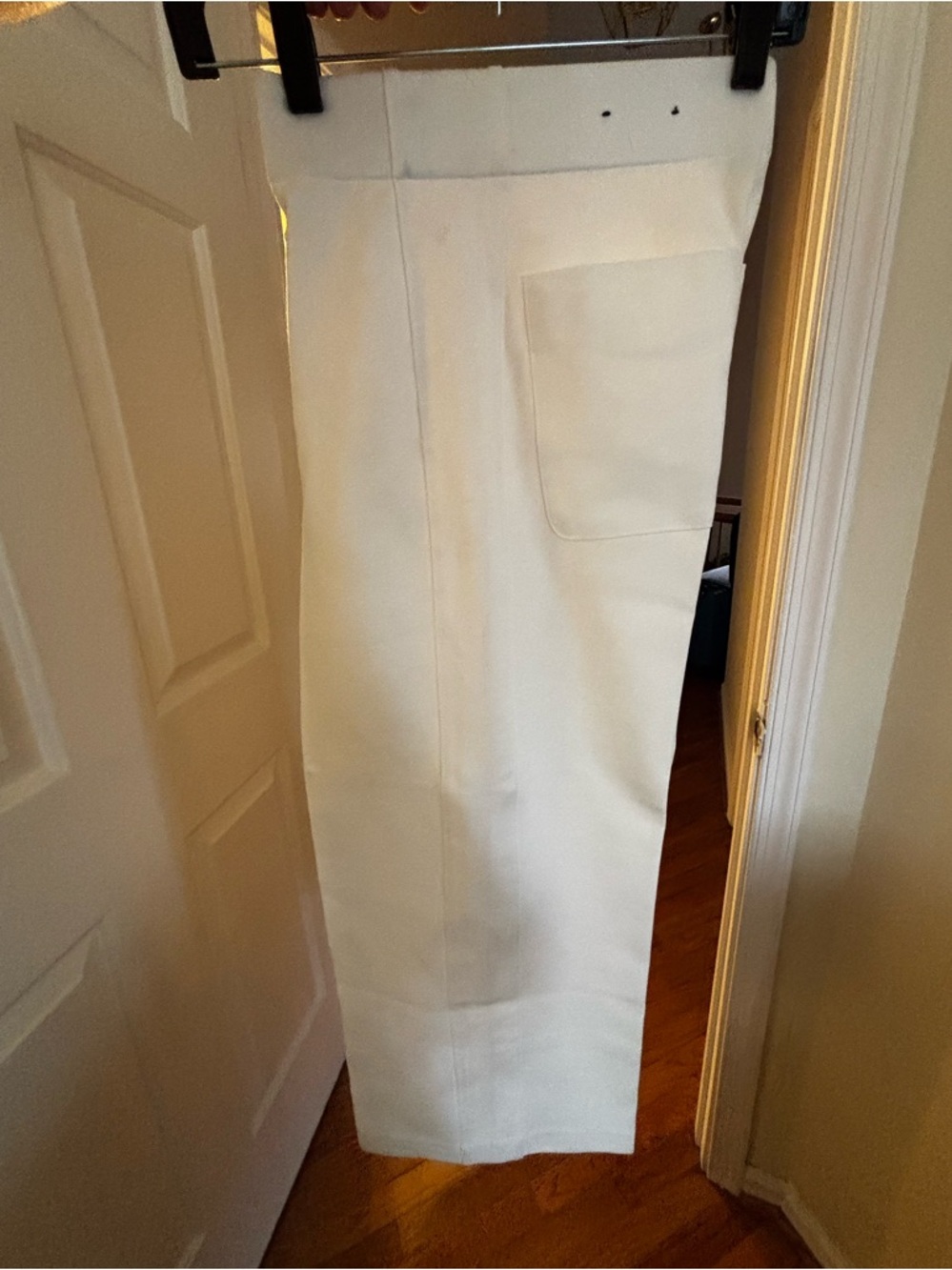 Jones New York Cream Wide Leg High-Rise Pants - Picture 8 of 8